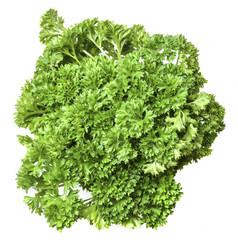 a bunch of fresh  parsley