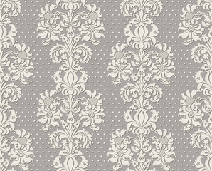 Illustration of seamless background pseudo lace in vintage style