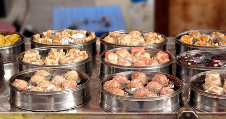 Steamers with Dim Sum Dishes