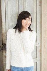 Fototapeta premium 爽やかな若い女性