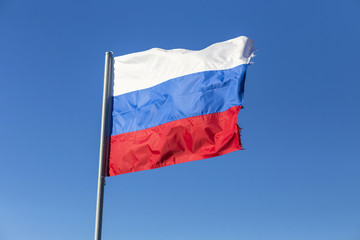 Naklejka na ściany i meble Russian flag