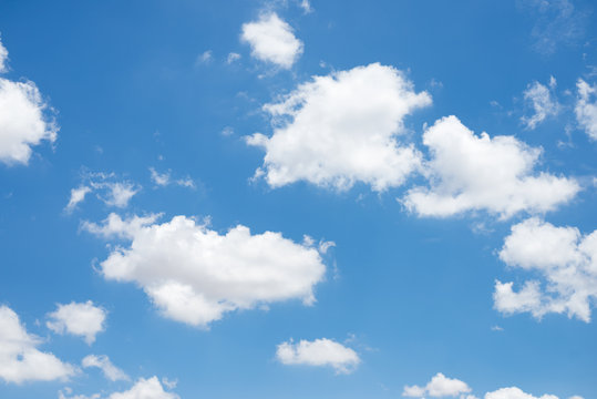 Cloud on blue sky