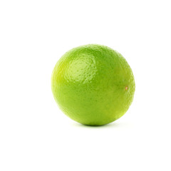 Lime fruit isolated over the white background