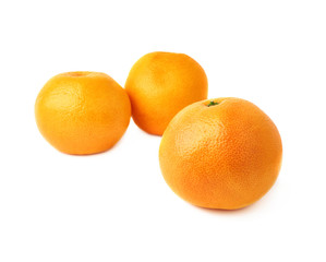 Pile of multiple fresh juicy grapefruits, isolated over the