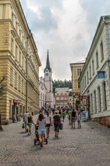 Naklejka na ściany i meble Street in Trutnov Czech Republic