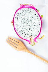 Pitaya or Dragon Fruit / Pitaya or Dragon Fruit isolated on white background