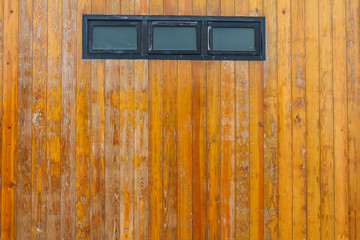 Old window with Wood Texture Background