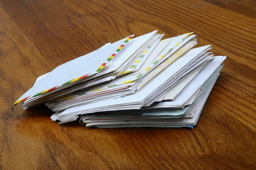 Old Mail : Letters and Envelope