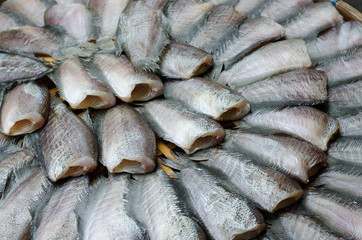 Dried fish.