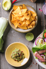 Mexican style dinner