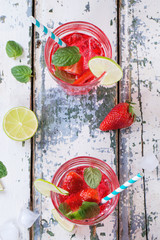 Strawberry lemonade