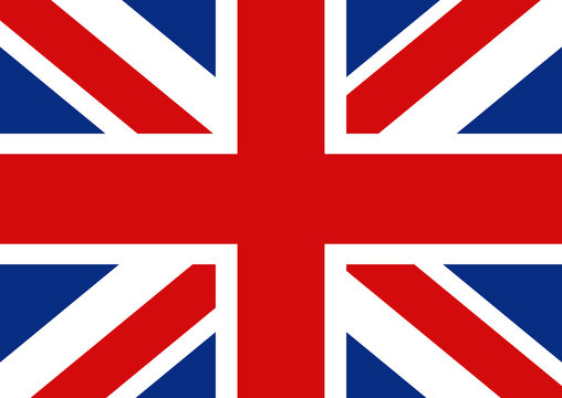 Flag of Great Britain. Official UK flag of the United Kingdom.