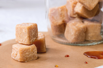 Fudge in jar