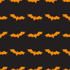 Seamless background with bats.