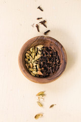 Cardamom and cloves