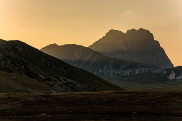 Campo imperatore, tramonto 