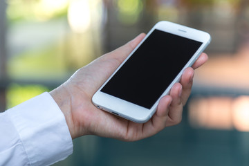 Hand hold Smart Phone