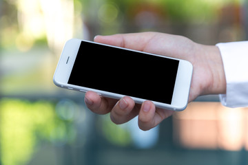 Hand hold Smart Phone