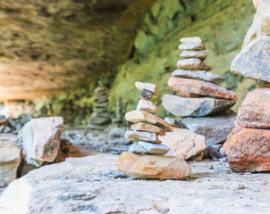 Zen Stone Tower or Pebbles tower Zen and balance