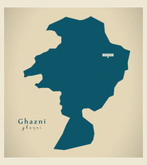 Modern Map - Ghazni AF