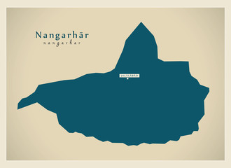 Modern Map - Nangarhar AF
