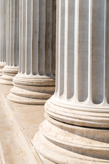 Composite Greek Style Columns Row