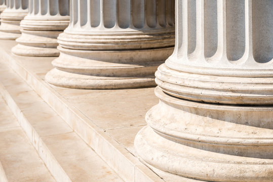 Composite Greek Style Columns Row