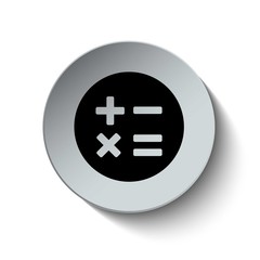 Fototapeta premium Calculator icon. Button. EPS10. Illustration