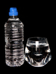 tap water and bottled spring water