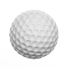 Golf ball, isolated on white background