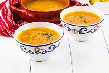 Carrot soup.