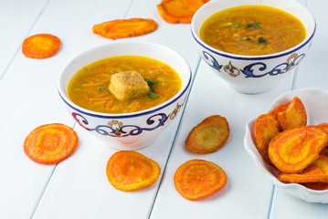 Carrot soup.