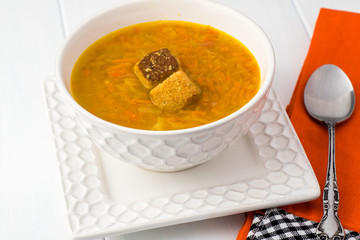Carrot soup.