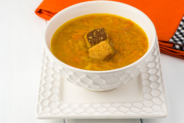 Carrot soup.