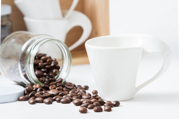 background with coffee