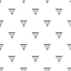 Triangle geometric seamless pattern. 