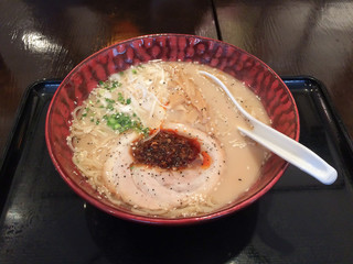 ramen with pork grill in bowl japanese food