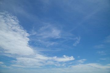 Naklejka na ściany i meble Sky and cloud ,Good weather day background.