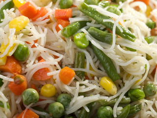 Asian noodles with vegetables