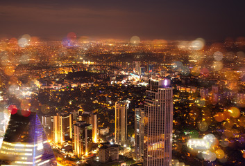 Fototapeta na wymiar Istanbul skyline at night