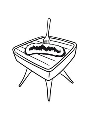 grilled sausage grill grilling hotdog fork party sausage