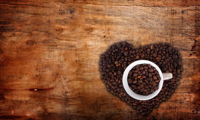 coffee heart
