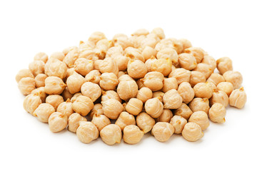 Chickpeas in a pile