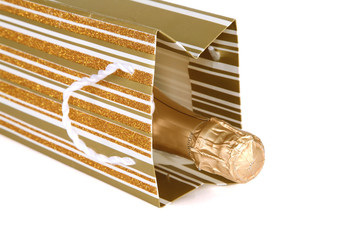 Pochette cadeau pour bouteille