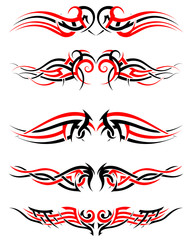 Setof Tribal Tattoos