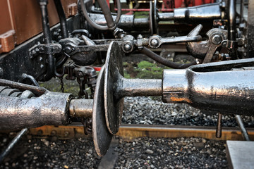 Steam train on the way