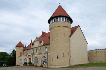 Fototapeta na wymiar Schloss Stolpe auf Usedom