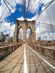 The Brooklyn Bridge in New York