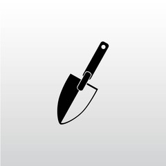 garden spade icon vector