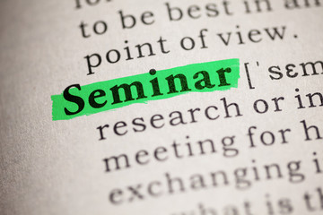 Fototapeta premium seminar